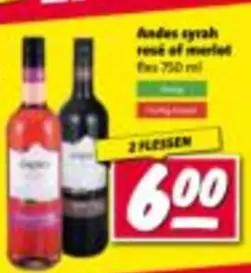 Syrah rosé of merlot