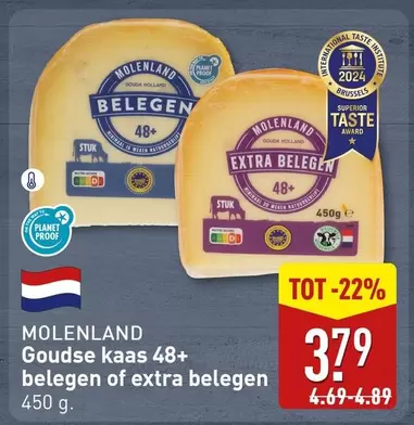 extra - Goudse kaas 48+ belegen of  belegen