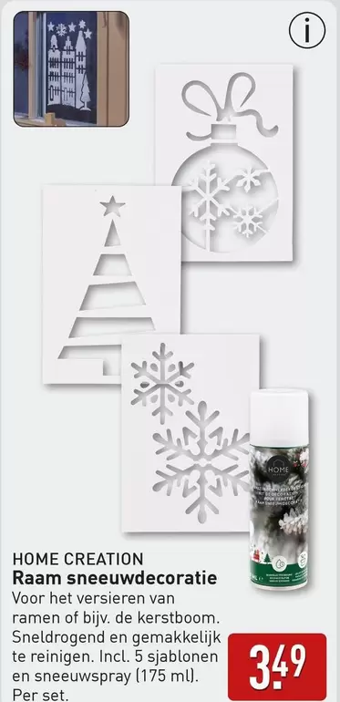 it - Raam sneeuwdecoratie