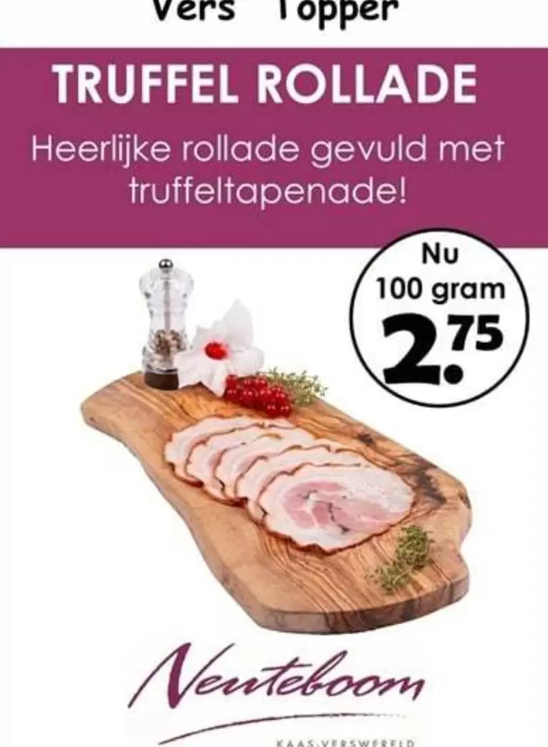 Topper - TRUFFEL ROLLADE