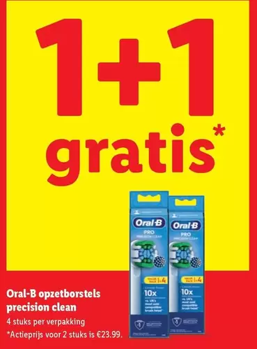 Oral-B - Opzetborstels Precision Clean