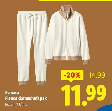 Fleece dameshuispak