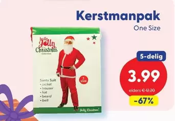 one - Kerstmanpak