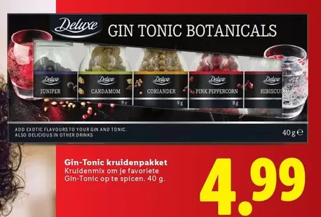 Deluxe - Gin-Tonic kruidenpakket