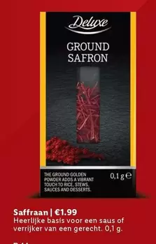 Deluxe - Saffraan