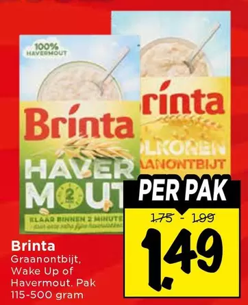 Up - Graanontbijt. Wake  of Havermout