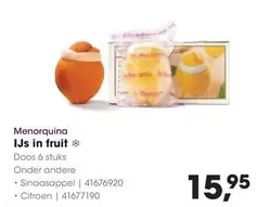 Citroen - IJs in fruit