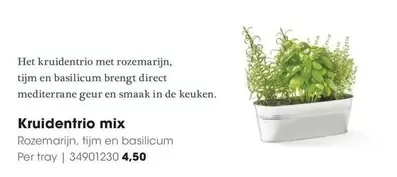 De - Kruidentrio mix