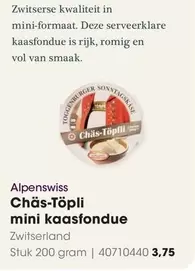 Sony - Chäs-Töpli mini kaasfondue