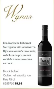 Label - Cabernet sauvignon