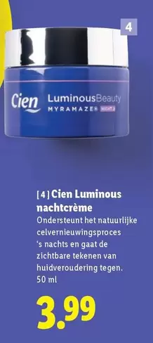 Beauty - Luminous nachtcrème