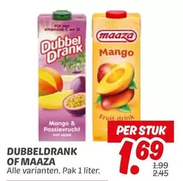 DUBBELDRANK OF MAAZA