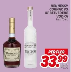 Hennessy - COGNAC VS OF BELVEDERE VODKA