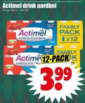 Actimel drink aardbei