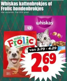 Whiskas - Kattenbrokjes Of Hondenbrokjes