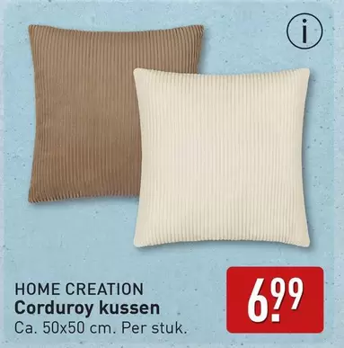 Corduroy kussen