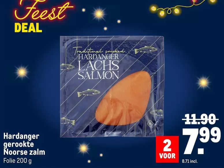 Hardanger gerookte Noorse zalm