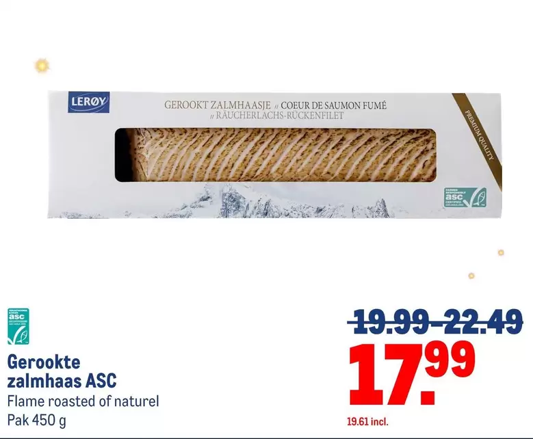De - Gerookte zalmhaas ASC