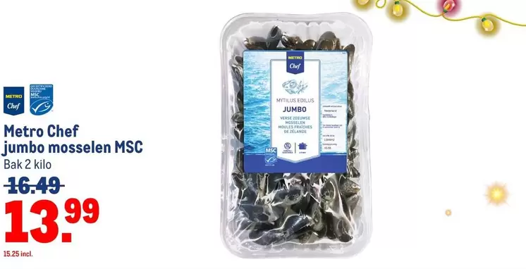 Chef - jumbo mosselen MSC