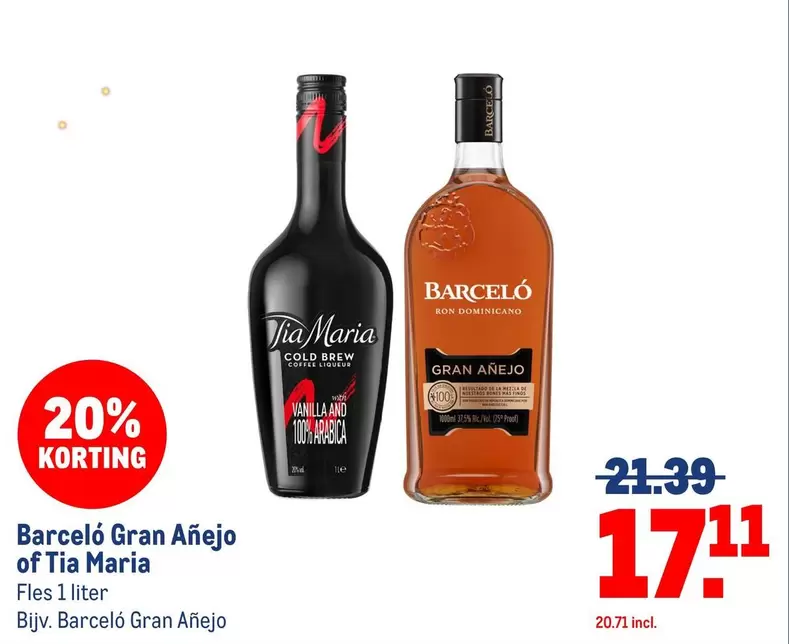 De - Gran Añejo of Tia Maria
