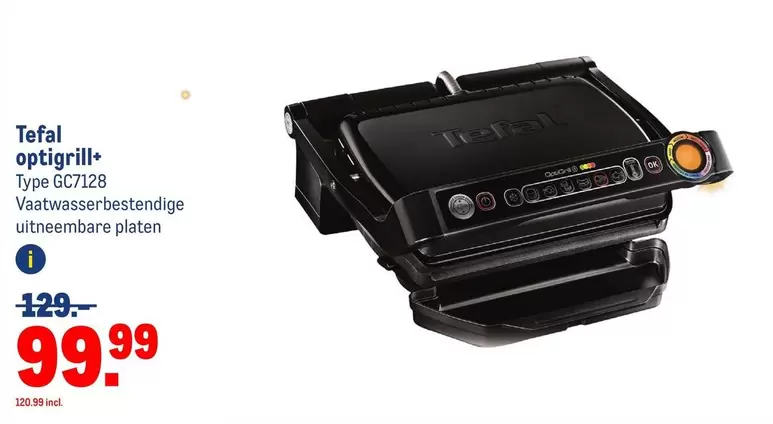 Tefal - optigrill+ Type GC7128