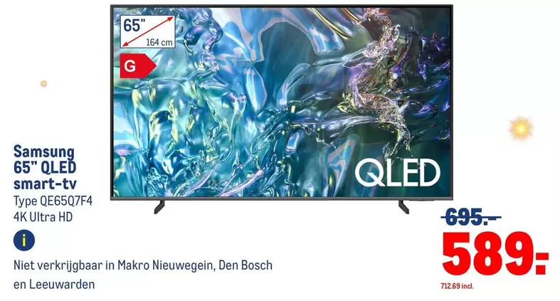 Samsung - 65" QLED smart-tv