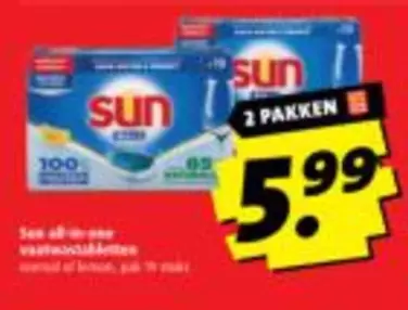 Sun - all-in-one vaatwastabletten