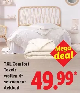 Comfort - TXL  Texels wollen 4-seizoenen-dekbed
