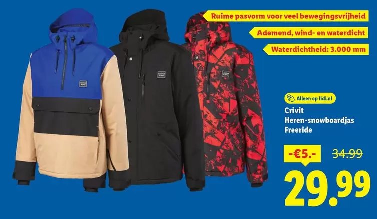 MM - Heren-snowboardjas Freeride