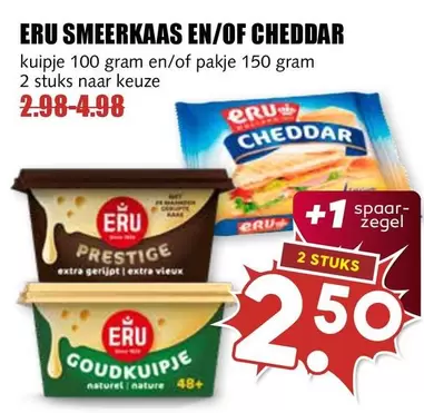 extra - SMEERKAAS EN/OF CHEDDAR