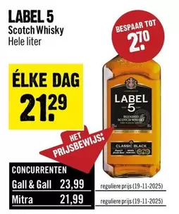 Label - Scotch Whisky