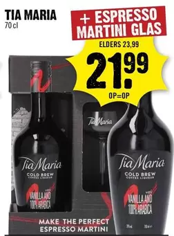 Martini - Espresso Glas