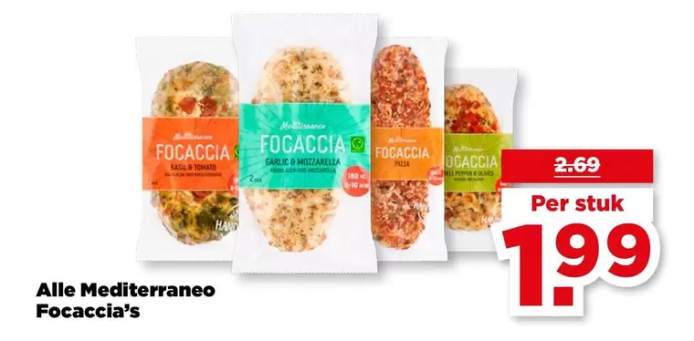 Pepper - Alle Mediterraneo Focaccia's