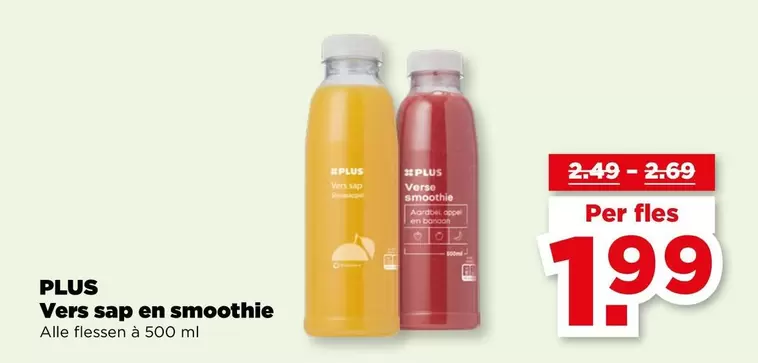 Vers sap en smoothie