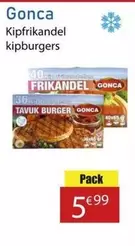 Kipfrikandel kipburgers
