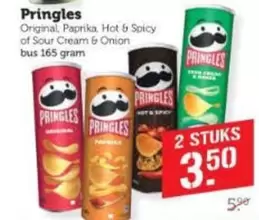 Pringles - Original, Paprika, Hot & Spicy of Sour Cream & Onion
