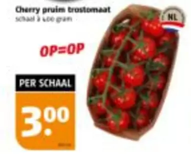 Cherry pruim trostomaat