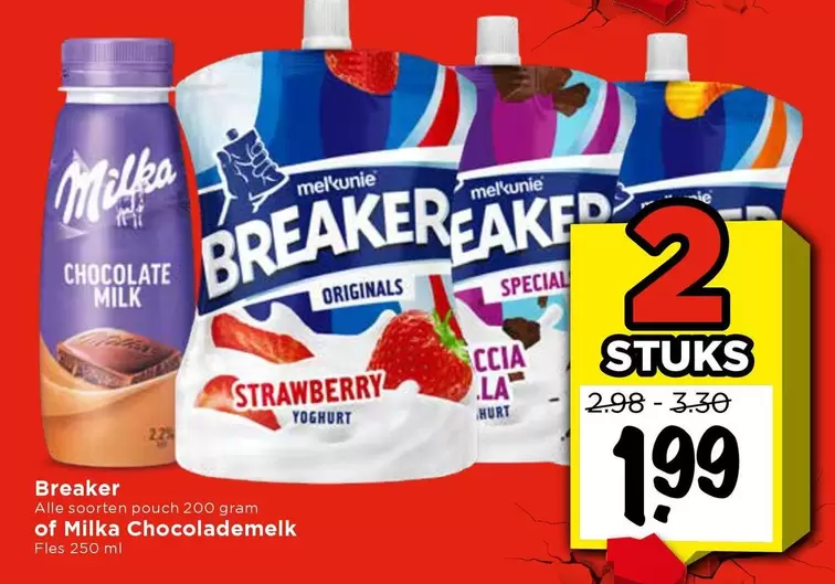 Milka - Breaker or  Chocolademelk