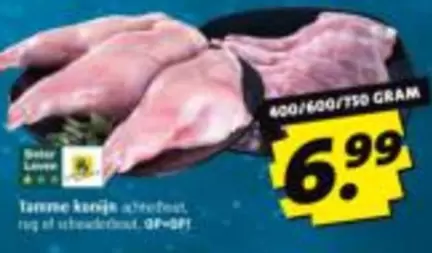 Tamme konijn schouderbout