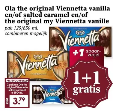 Viennetta vanilla en/of salted caramel en/of my Viennetta vanille