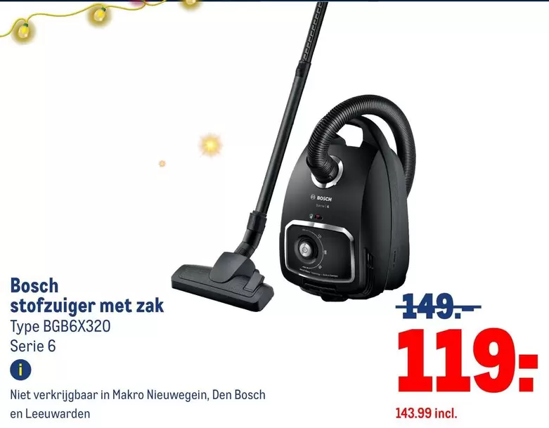Bosch - Stofzuiger Met Zak