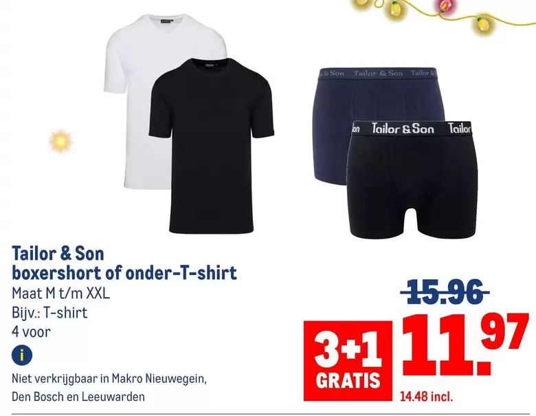 Bosch - boxershort of onder-T-shirt