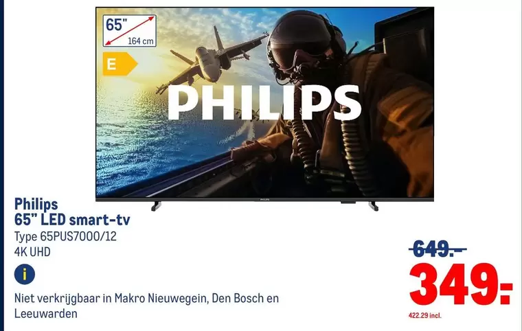 Philips - 65 LED smart-tv