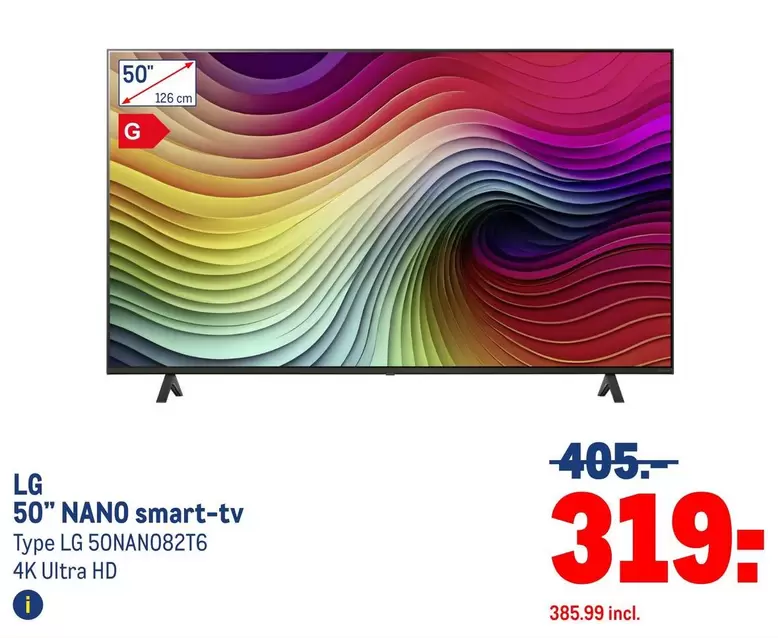 LG - 50" NANO smart-tv