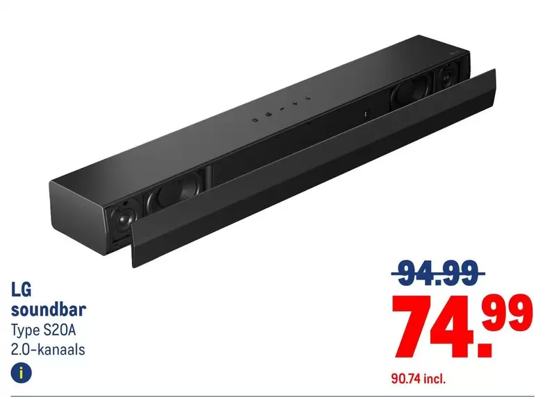 LG - soundbar Type S20A