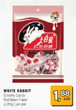 White - Creamy Candy Red Bean Flavor