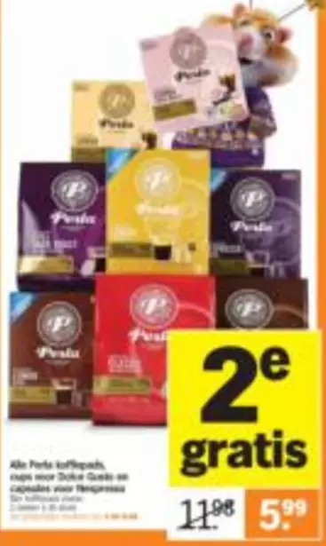 Alle Perla koffiepads