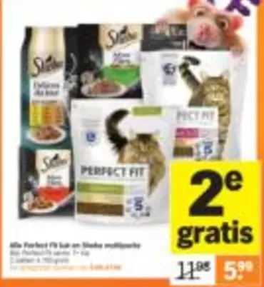 Perfect Fit kat en Sheba multipacks