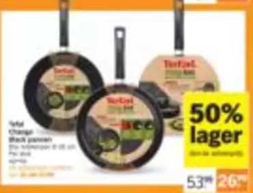 Tefal - Change black pannen