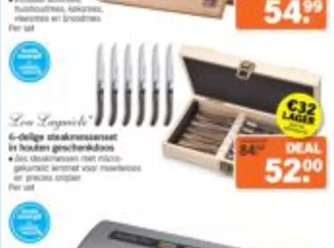 6-delige steakmessenset